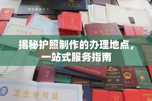 罗定揭秘护照制作的办理地点，一站式服务指南
